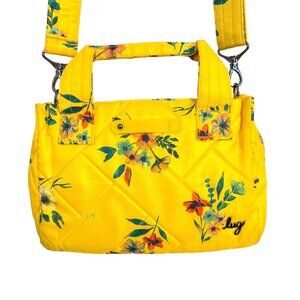 Lug Classic Quilted Crossbody with Tote Handles - Jitterbug - Bouquet Yellow